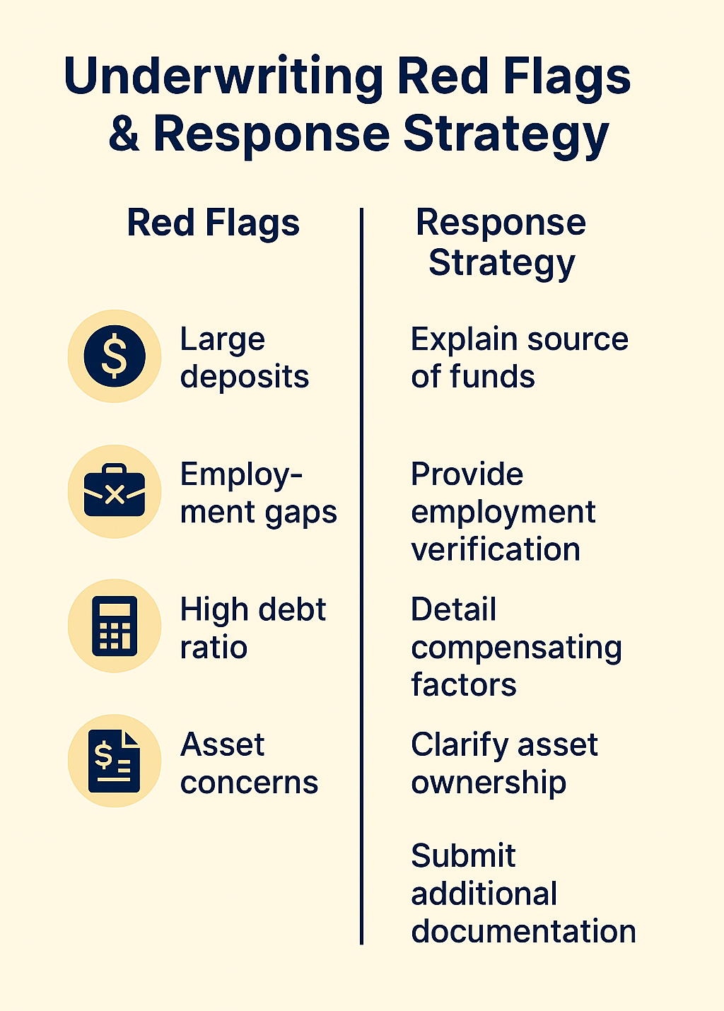 Underwriting Red Flags & Response Strategy